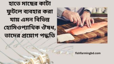 হাতে মাছের কাটা ফুটলে হোমিও ঔষধ